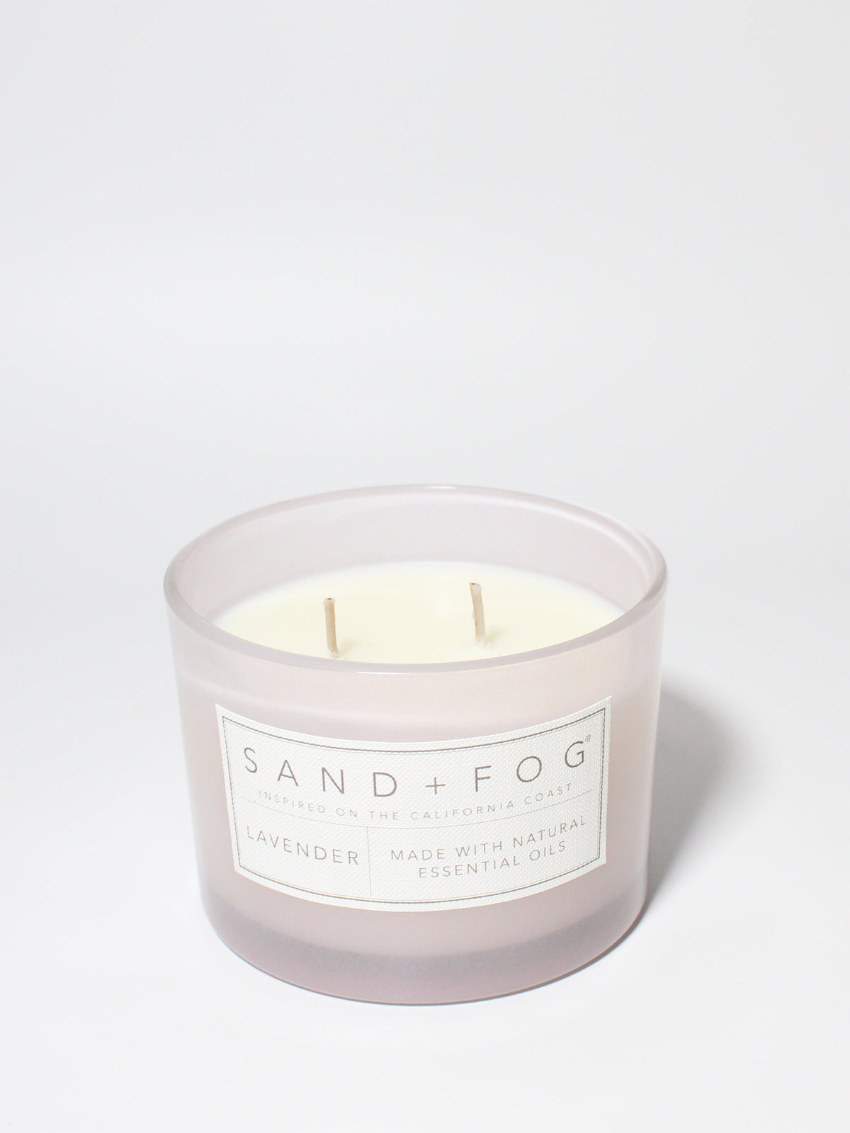 Lavender 12 oz scented candle Light Purple with Relax Lid