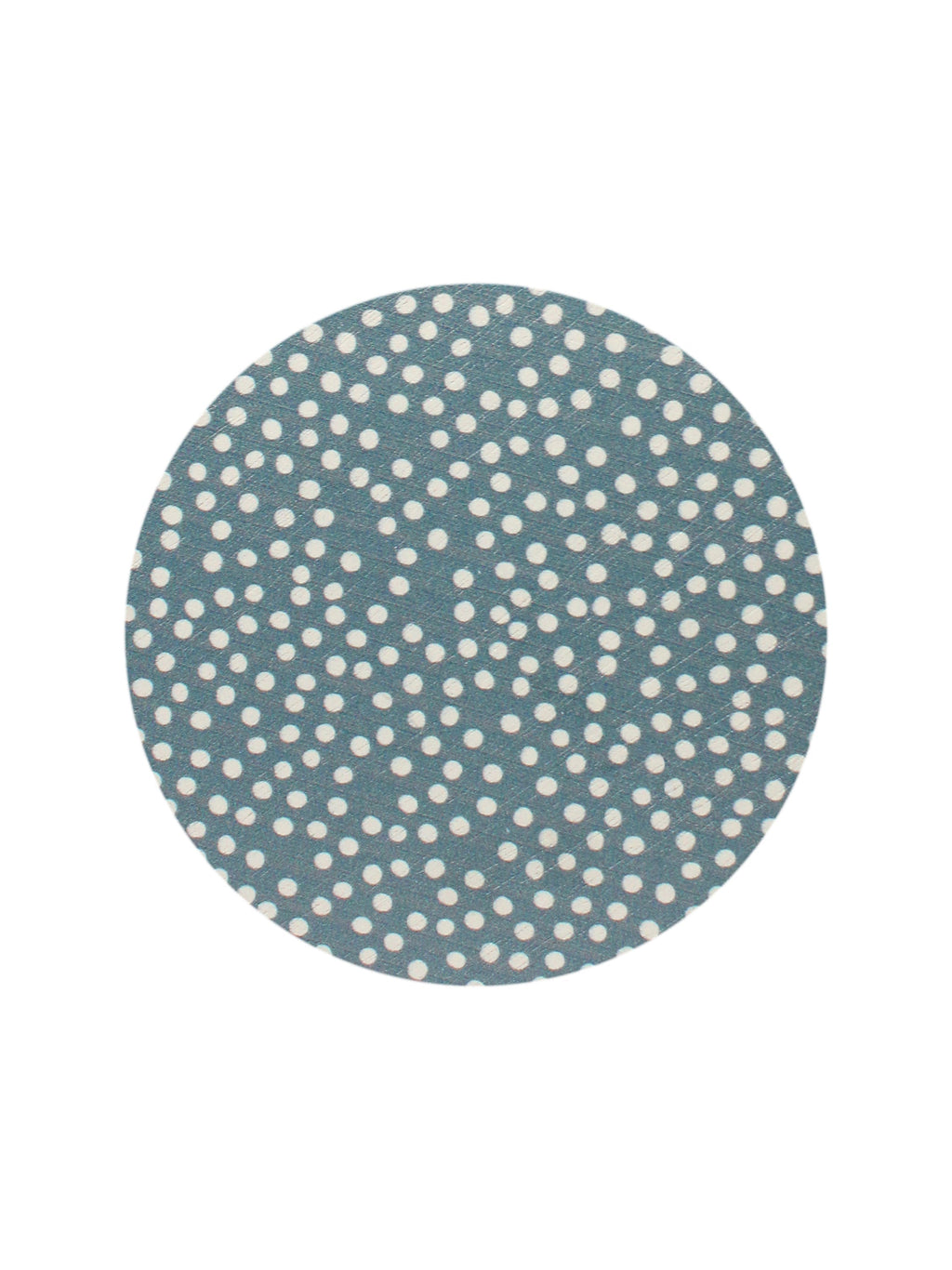 Midnight Blue Citrus 12 oz scented candle Blueish Gray vessel with Painted Dot lid