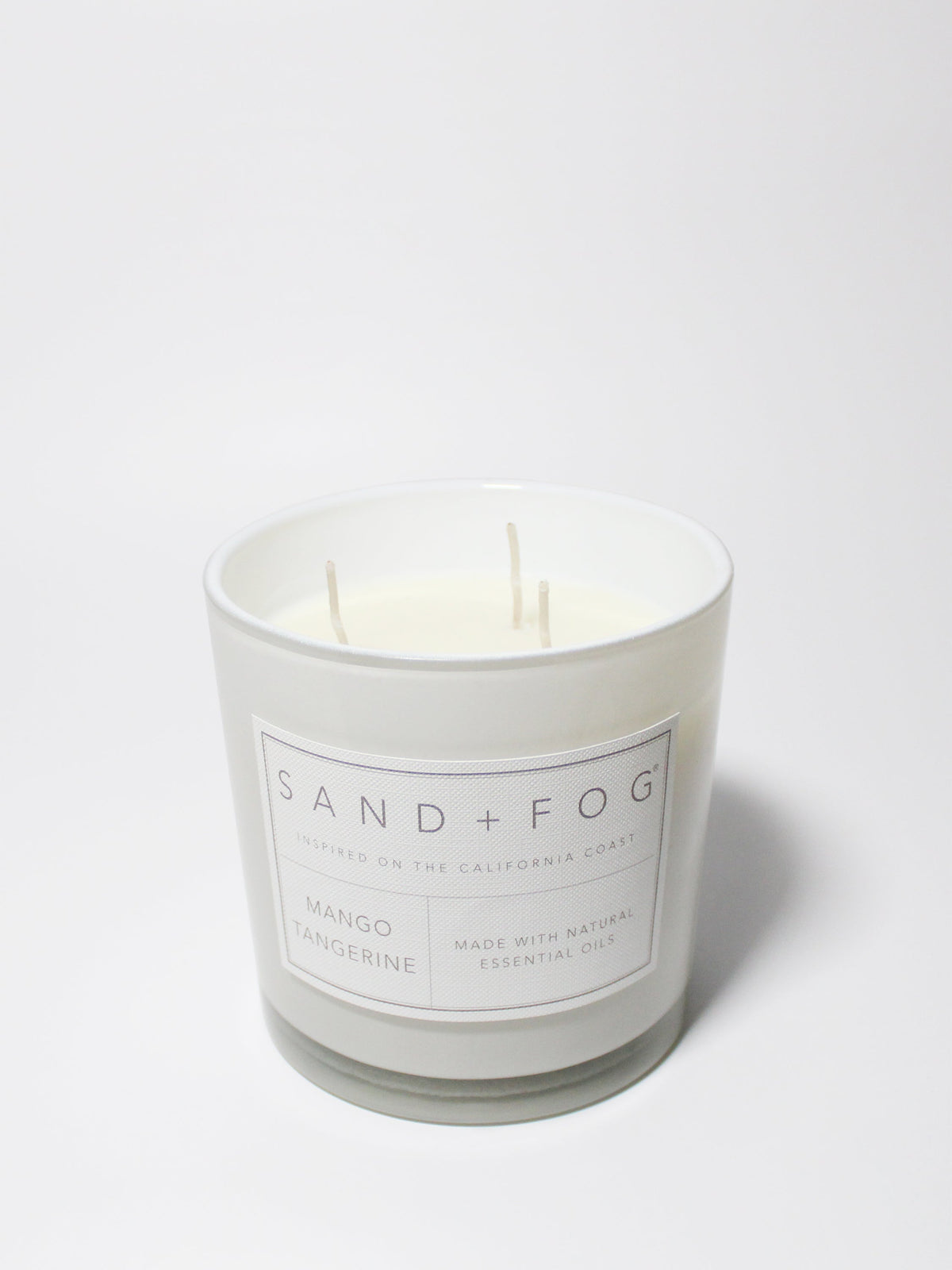 Mango Tangerine 21 oz candle without a lid