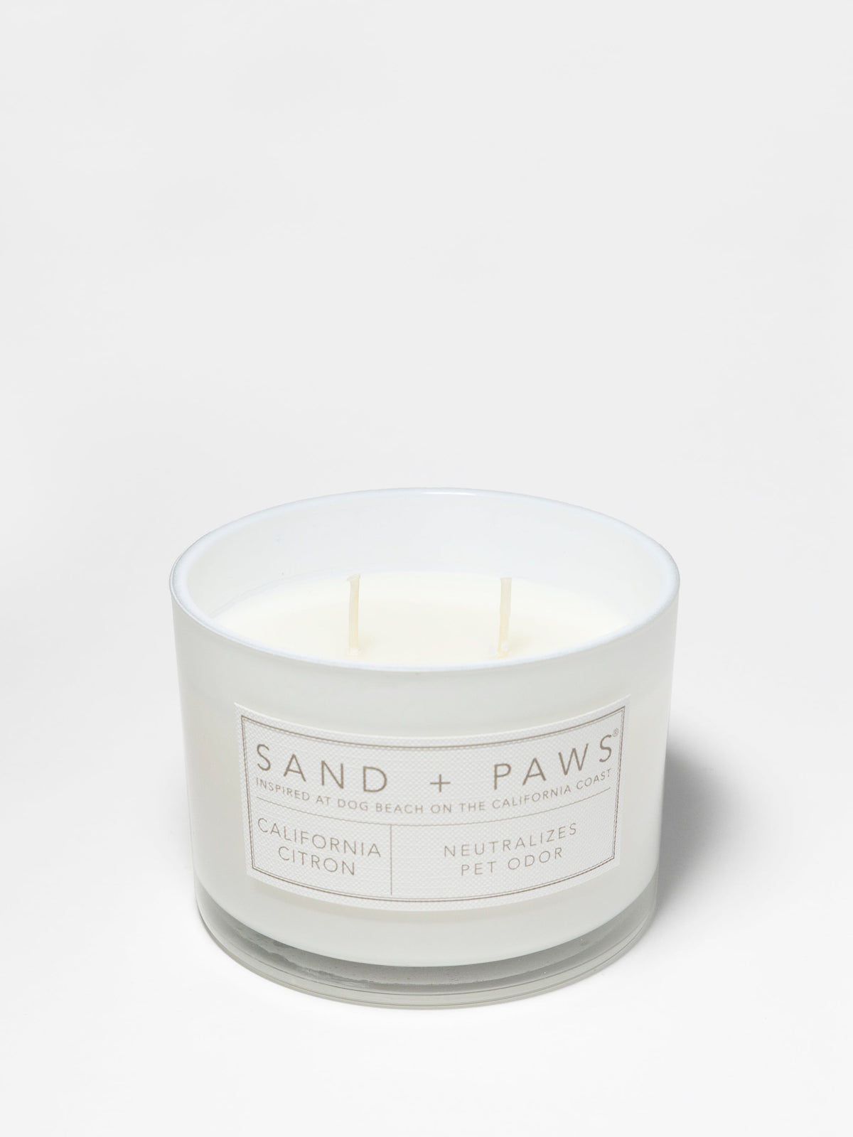 Sand + Paws California Citron 12 oz scented candle